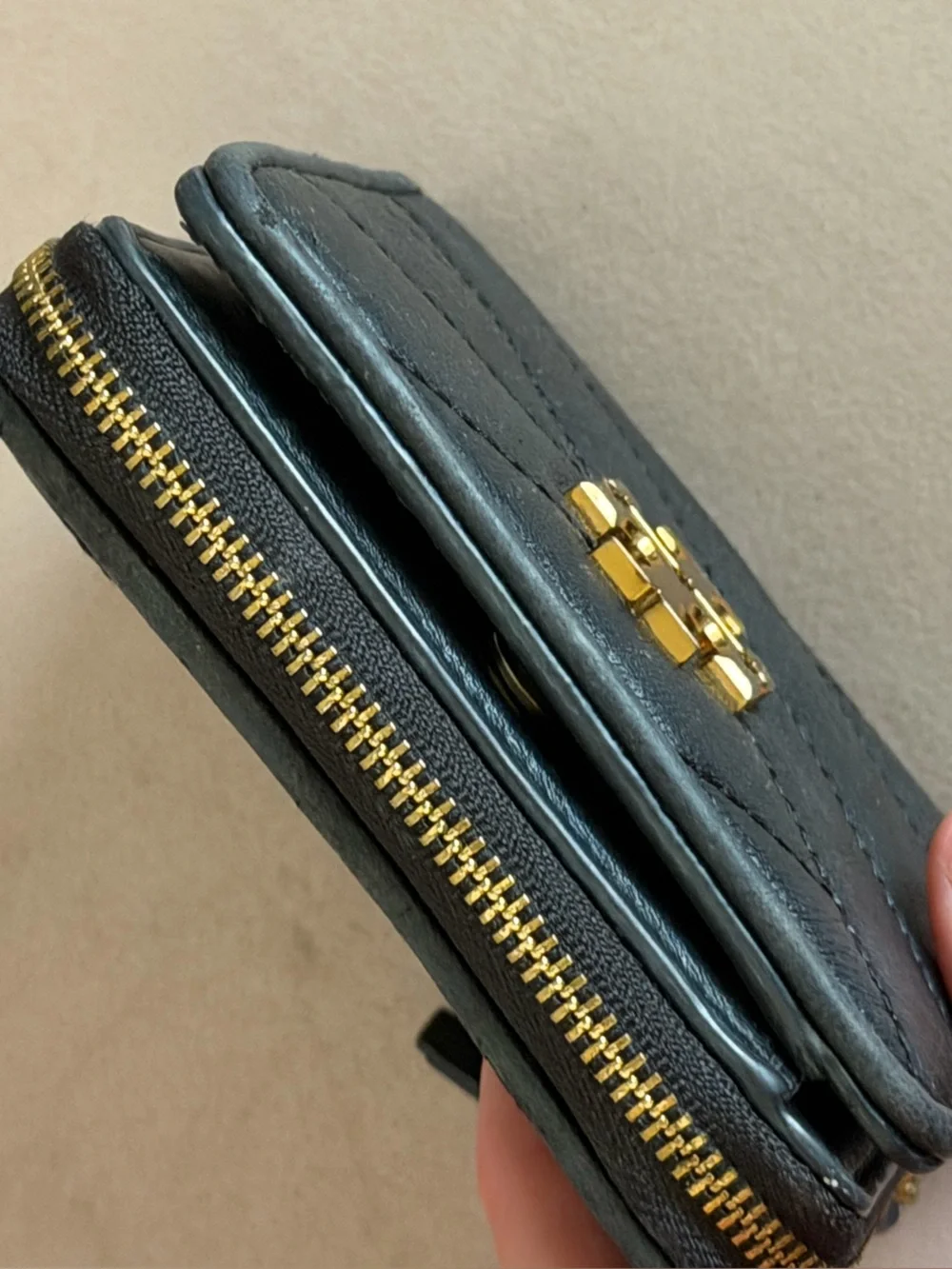 Tory Burch leather has